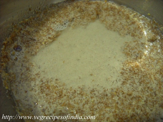 water-with-flax-seed-powder