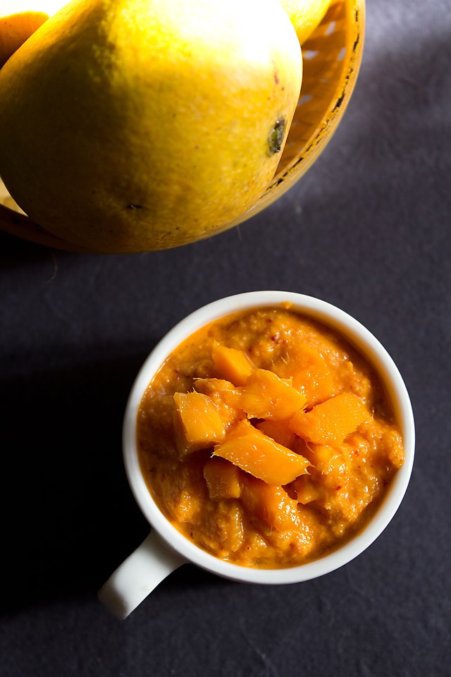 sweet mango chutney recipe, how to make quick mango chutney recipe