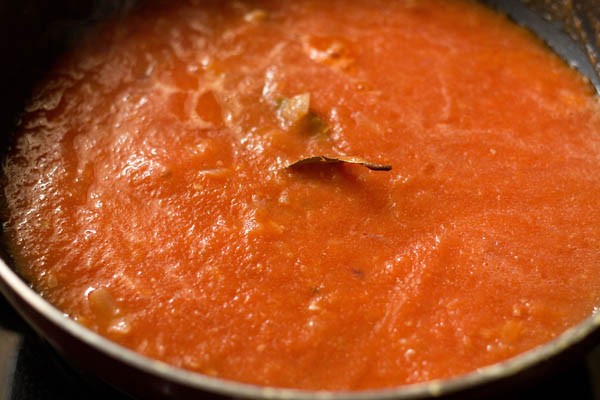 add tomato puree to make tomato soup recipe