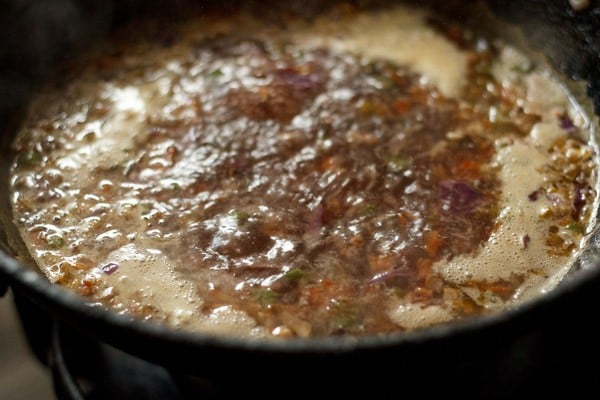 thicken the veg manchow soup recipe