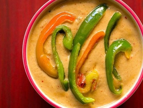 capsicum curry recipe