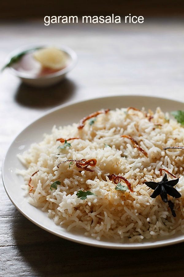 garam masala rice recipe, how to make garam masala rice recipe