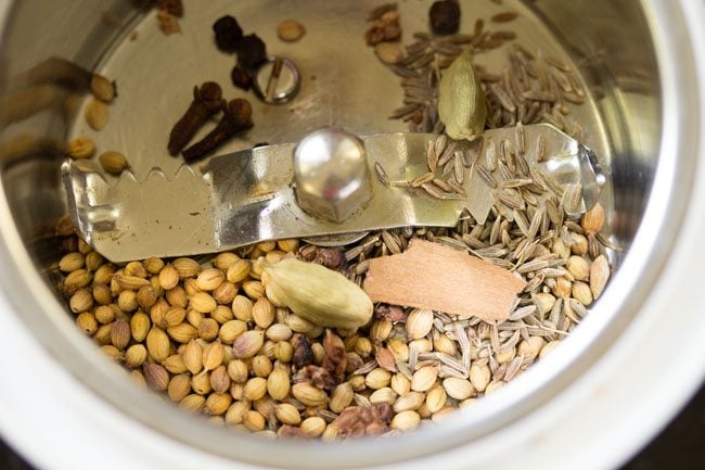 spices for veg masala recipe