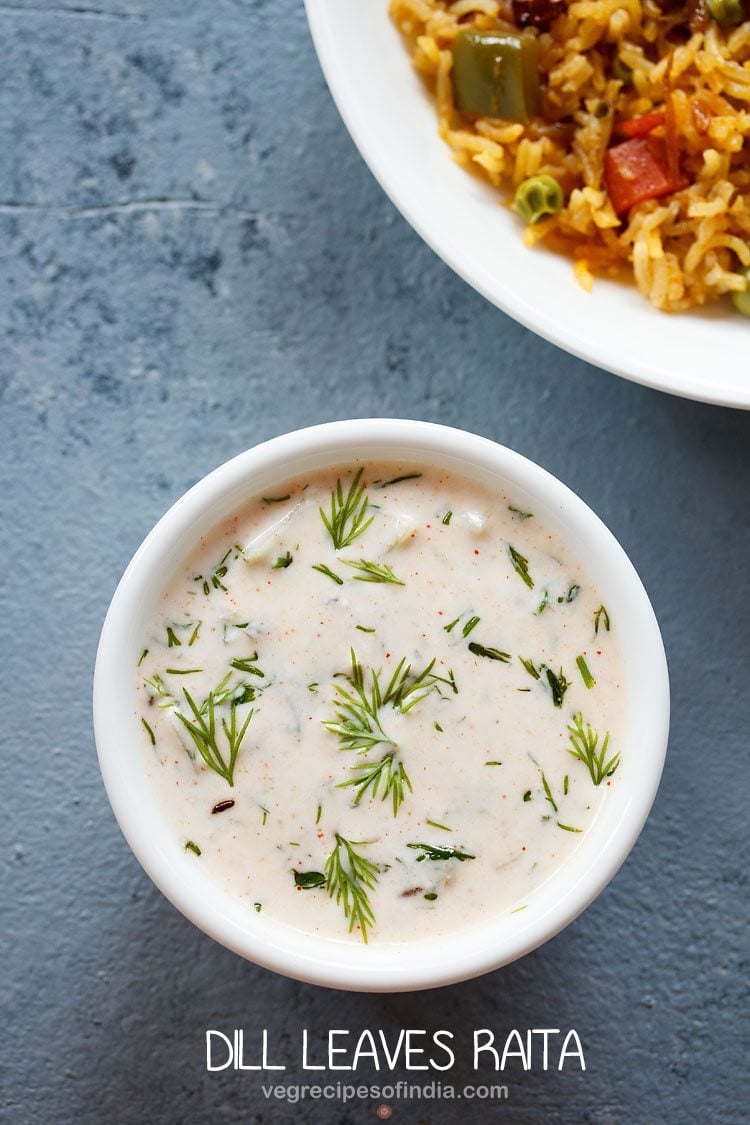 dill leaves raita recipe | suva raita recipe | dill leaves cucumber ...