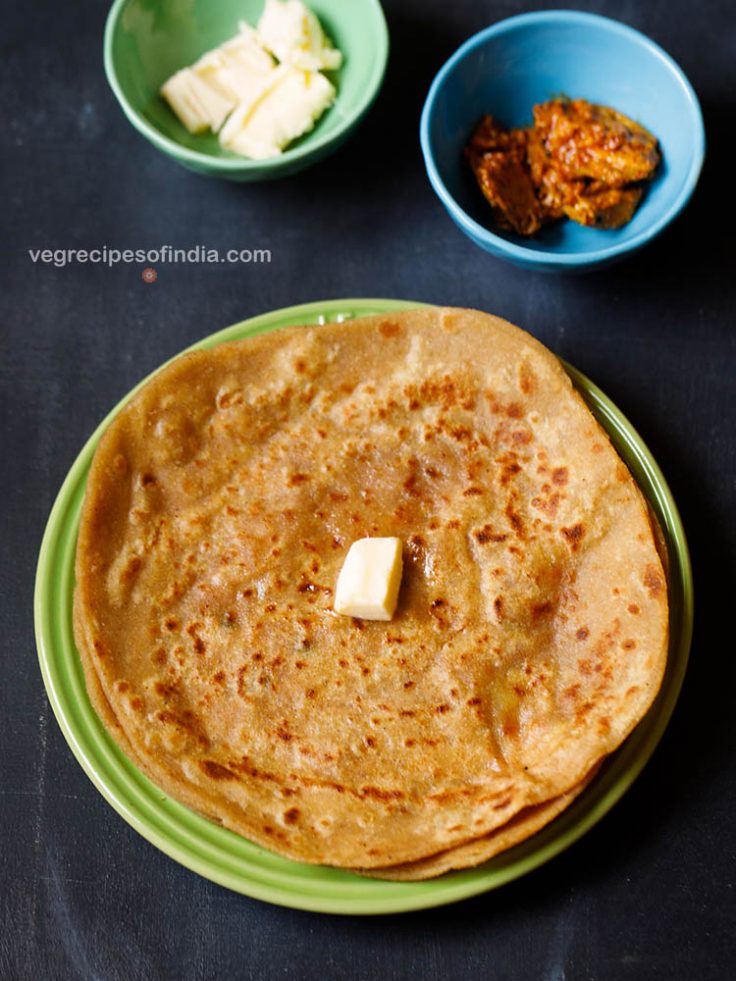 Aloo Paratha Potato Stuffed Flatbread » Dassana's Veg Recipes