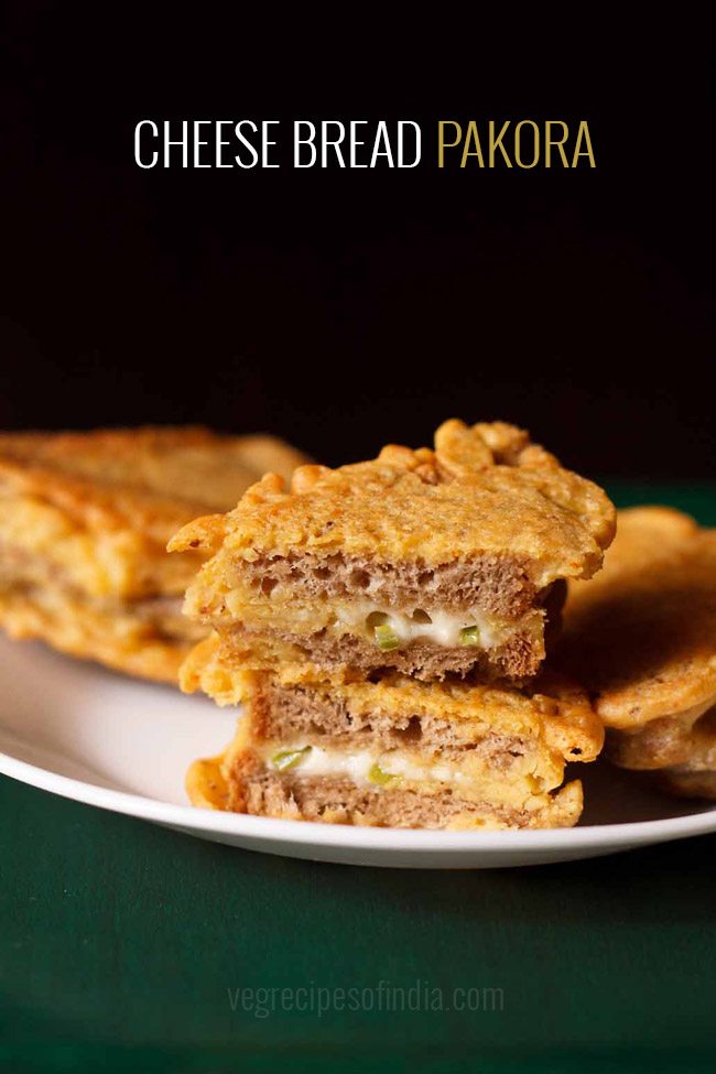 cheese bread pakora recipe