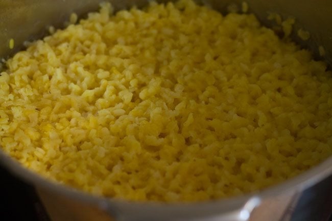 cooked yellow moong dal