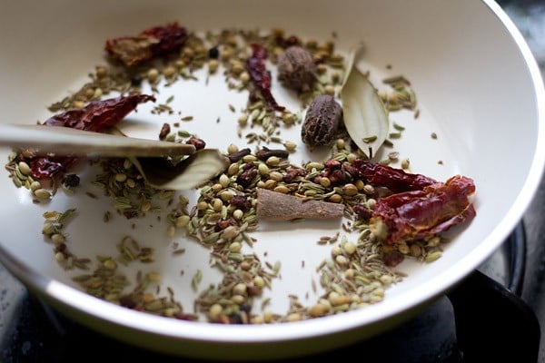 roasting whole spices