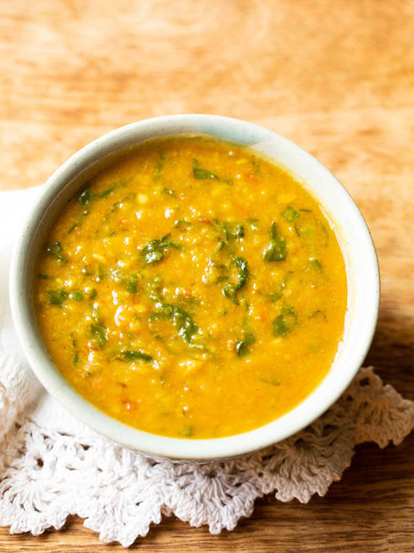 Dal Palak (Spinach Dal) How to make Palak Dal (Stovetop + Instant Pot)