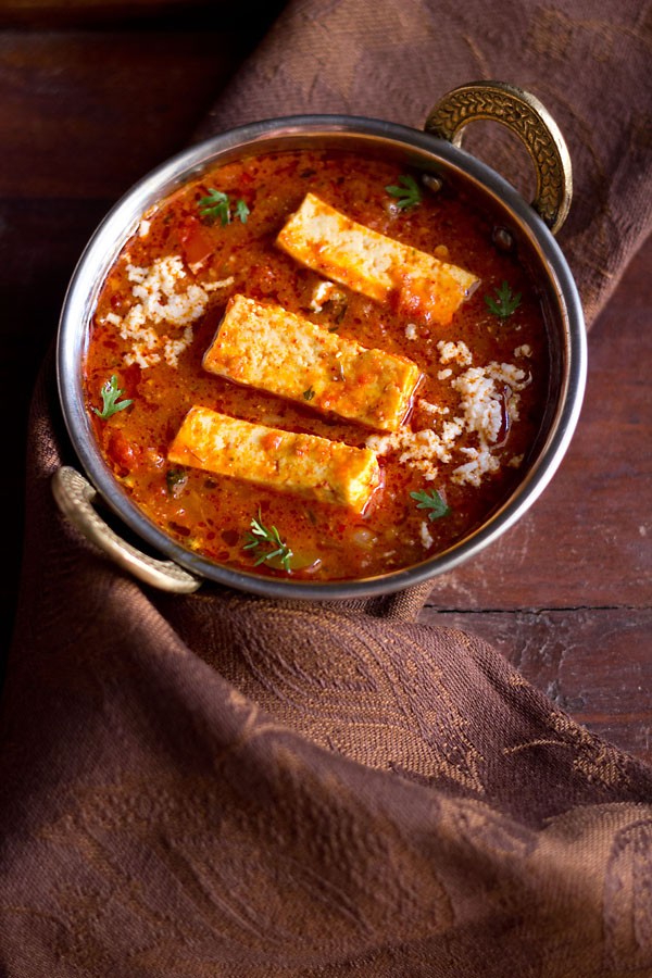 kadai paneer gravy recipe