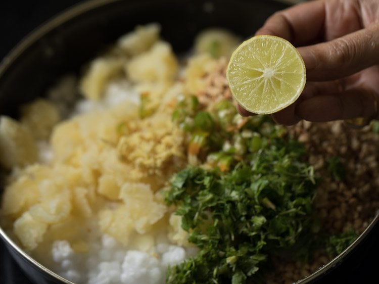 Making Sabudana Vada Recipe