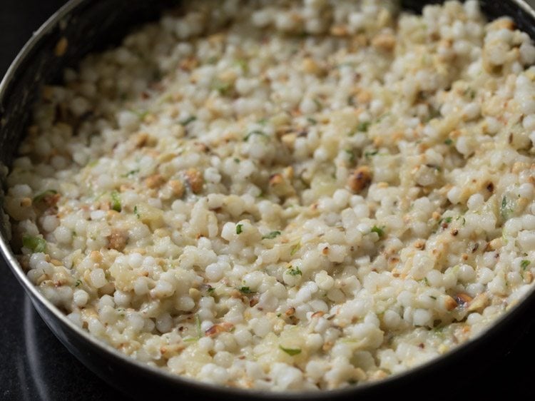 Making Sabudana Vada Recipe