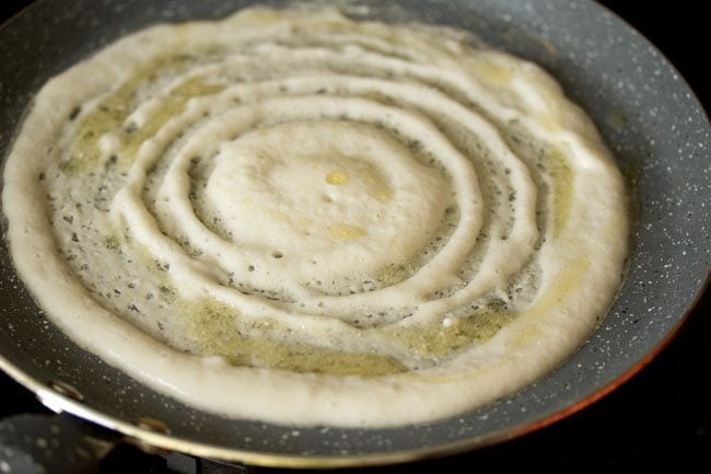 add oil to dosa