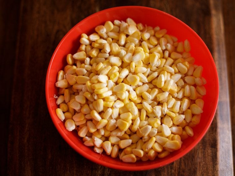 corn kernels in a bowl