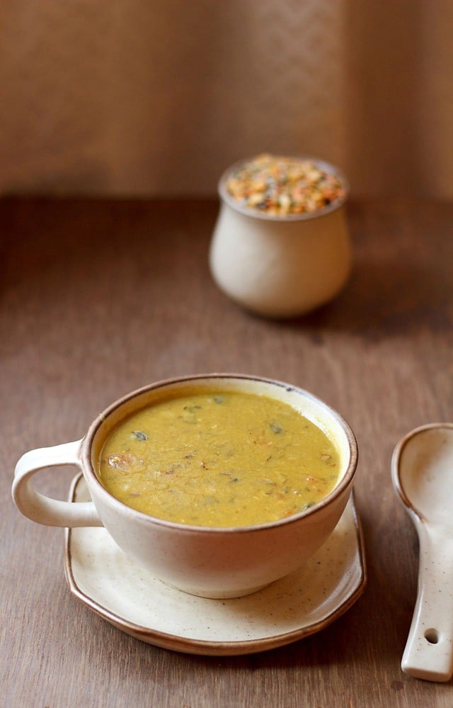 panchmel dal served in a bowl