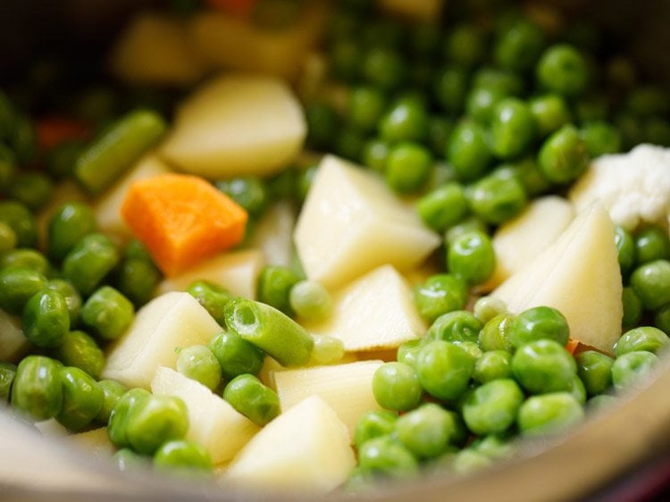 veggies for pav bhaji recipe