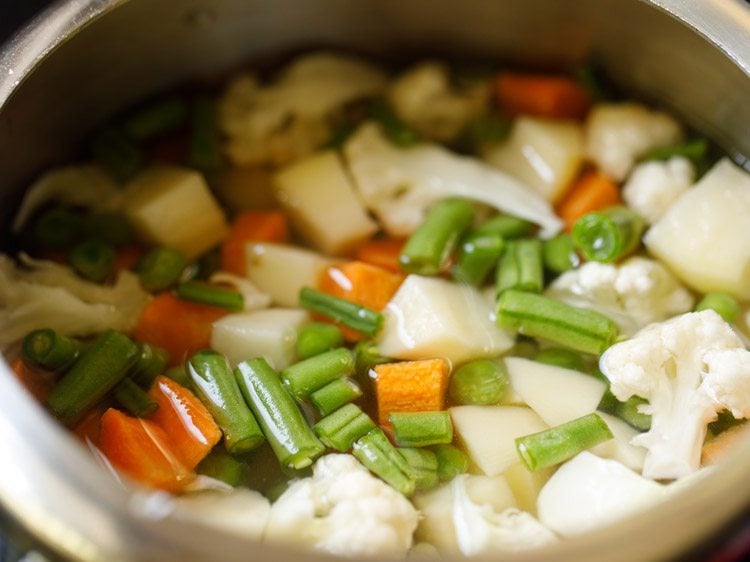 veggies for pav bhaji recipe