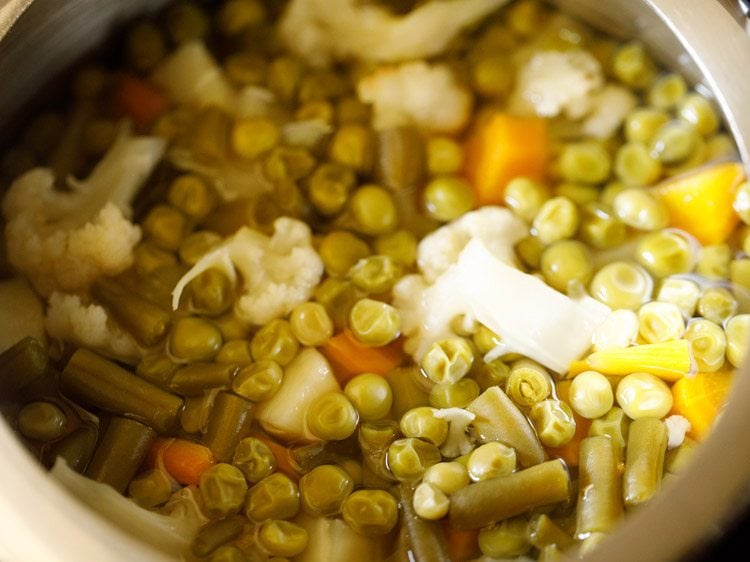 veggies for pav bhaji recipe