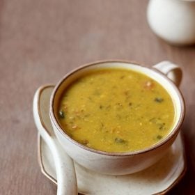 panchmel dal served in a bowl.