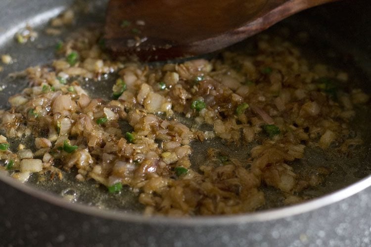 frying green chili