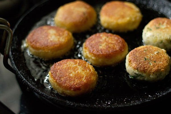 crisp golden corn patties