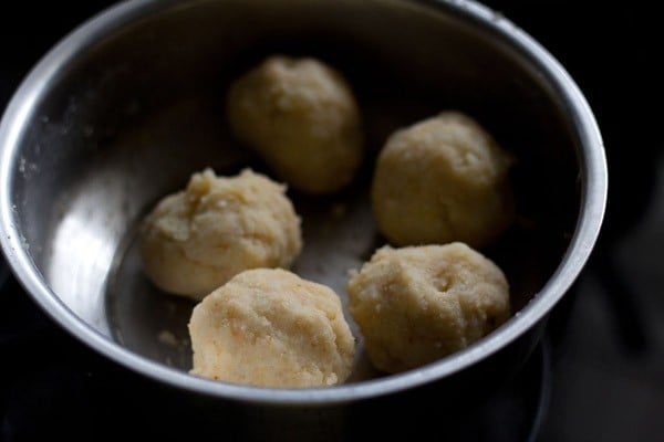 dough balls in a bowl