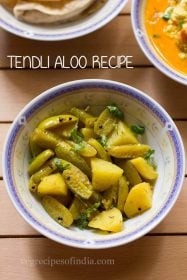 tendli aloo sabzi recipe