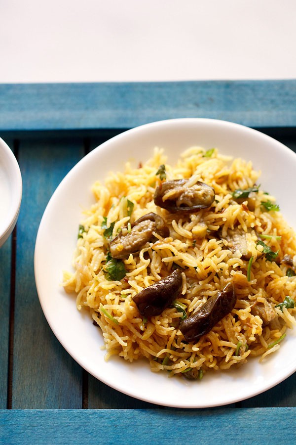 baingan pulao recipe
