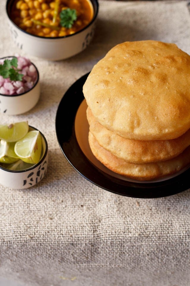 bhatura recipe, bhature recipe