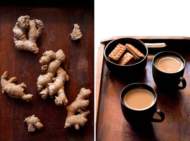 ginger tea recipe, Indian ginger tea with milk, adrak wali chai recipe