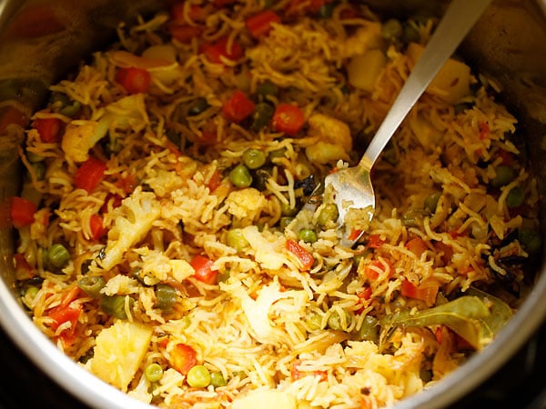 instant pot veg pulao