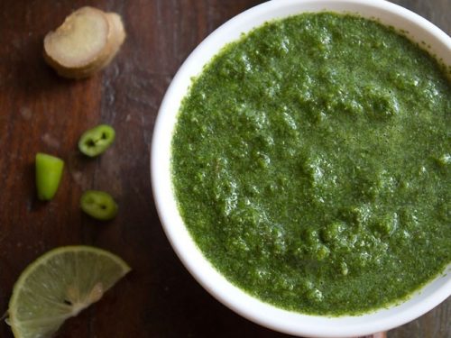 mint coriander chutney recipe