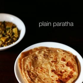 plain paratha recipe, paratha recipe