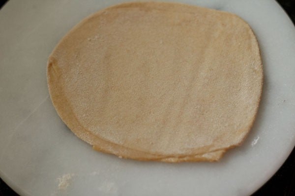 rolling paratha