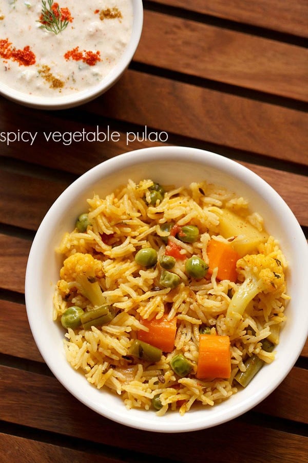 spicy vegetable pulao recipe