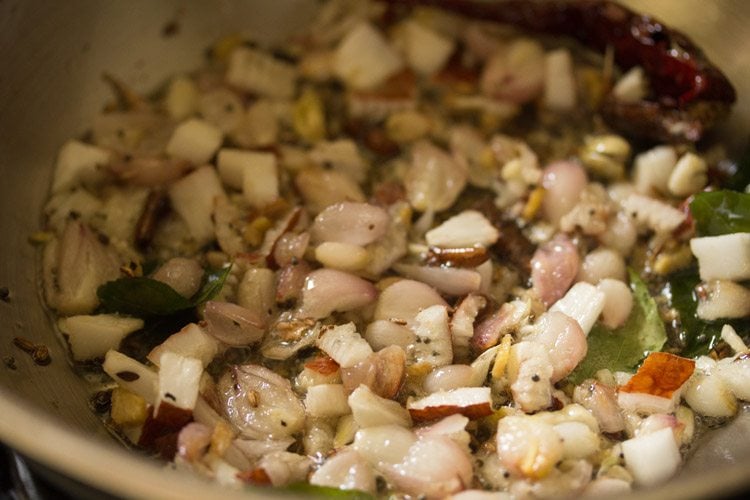 sauté till onions are translucent 