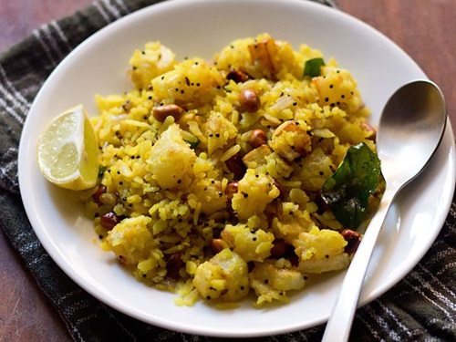 aloo poha recipe