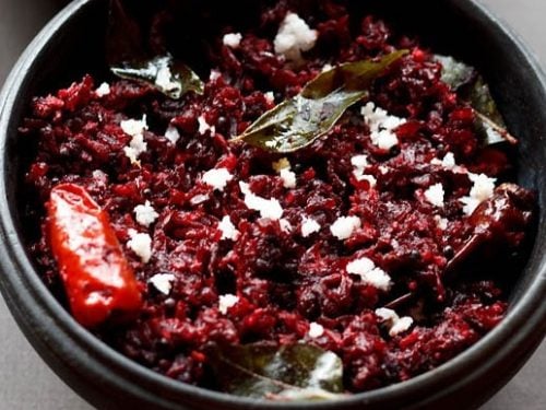 Beetroot Thoran Recipe