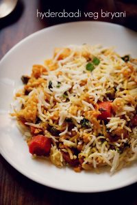 veg biryani recipe | vegetable biryani recipe | hyderabadi dum biryani