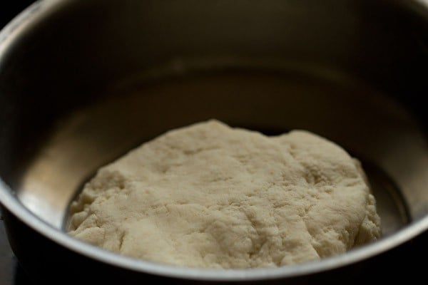 dough kept in a bowl