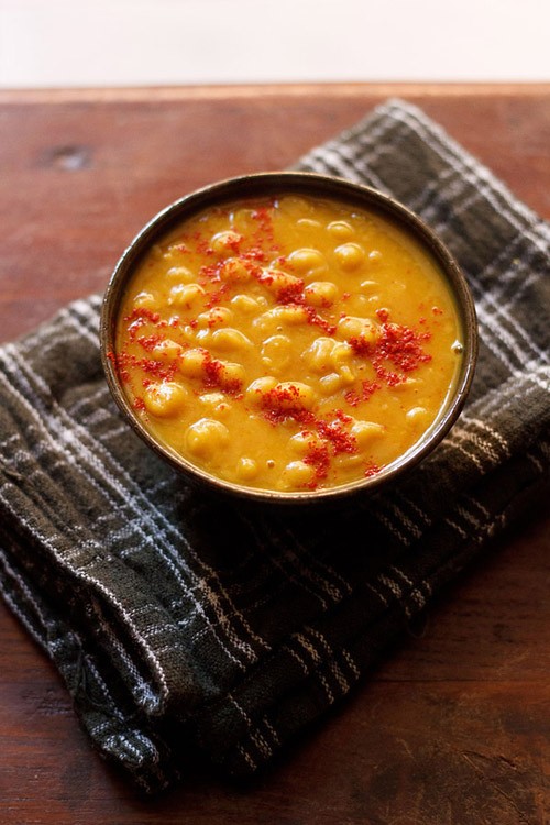 Receta de ragda para ragda pattice