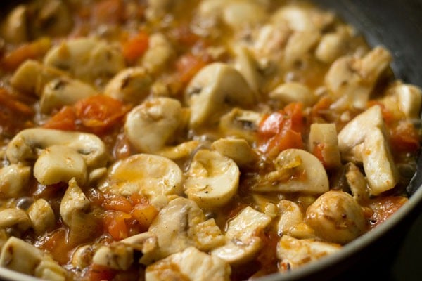 sauteing mushrooms