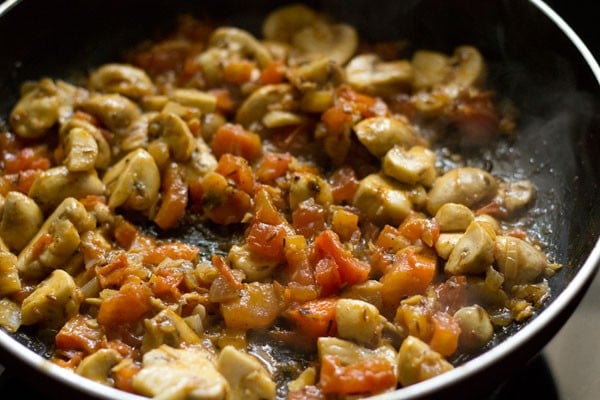 sauteing mushrooms