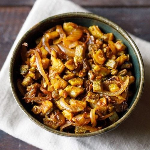 karela sabzi recipe, dry bitter gourd curry recipe
