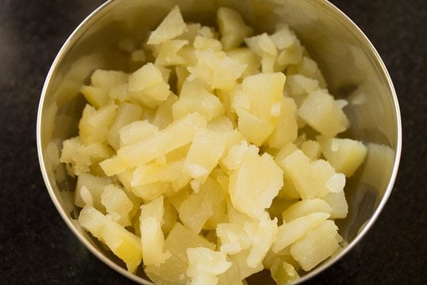 Kartoffelpüree in einer Schüssel