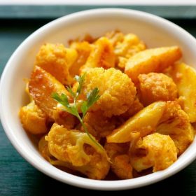 aloo gobi recipe, aloo gobi dry recipe