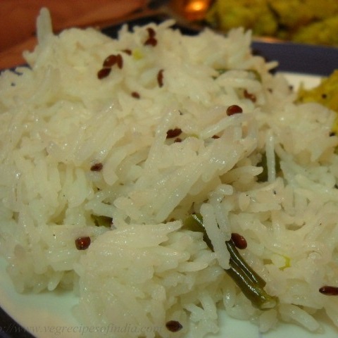 French Beans Flaxseed Rice Recipe