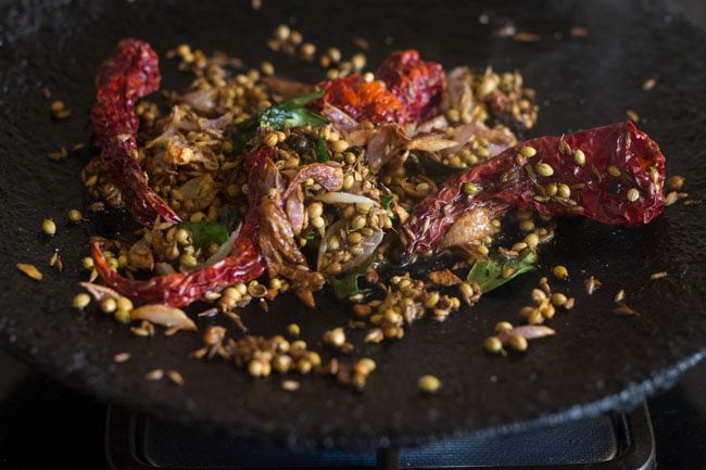 frying whole spices