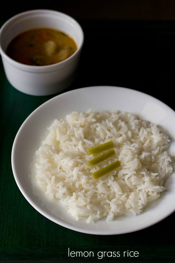 lemongrass rice recipe, how to make thai lemongrass rice recipe