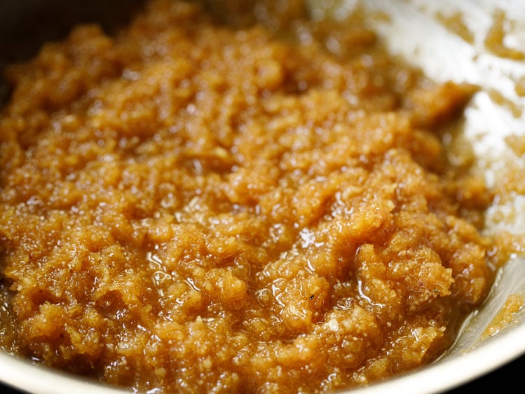 coconut and jaggery stuffing set aside